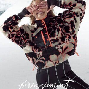 Free People Movement Magnolia Floral Combo Rocky Ridge Pullover Fleece